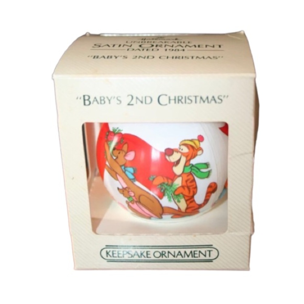 Hallmark Disney’s 1984 “Winnie the Pooh” Satin Christmas Ornament